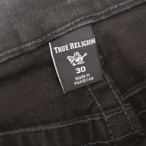 True Religion 'Rocco relaxed skinny' black jeans - Picture 6 of 13